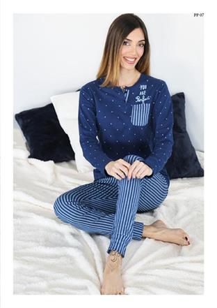 PAPRIKA PP07 PIGIAMA DONNA M/L COTONE