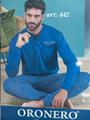 ORO NERO 442 PIGIAMA UOMO M/L COTONE