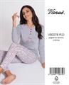 VANUE VS0078 PLD PIGIAMA DONNA M/L COTONE