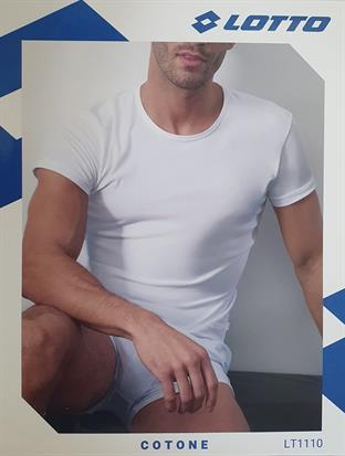 LOTTO LT1110 T-SHIRT UOMO GIR.BASSO M/M COTONE