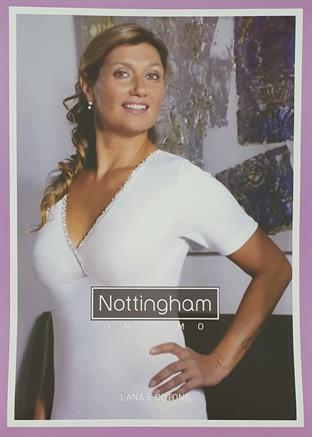 NOTTINGHAM TM23BW T-SHIRT DONNA M/M LANA-COTONE FORMA SENO