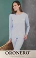 ORO NERO OD398 PIGIAMA DONNA M/L COTONE