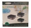 BAVARIA TORTIERE SET 3 PEZZI QUADRATE CON CERNIERA