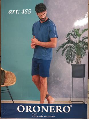 ORONERO 455 PIGIAMA UOMO CORTO M/M