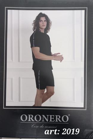 ORO NERO OU2019 PIGIAMA UOMO M/M CORTO