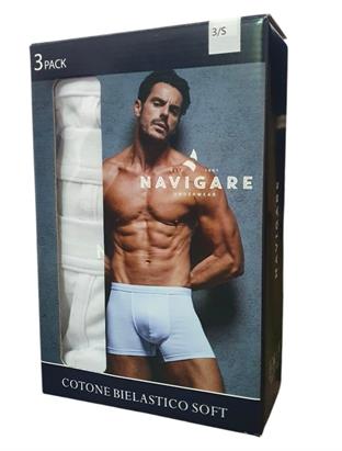 NAVIGARE 101T BOXER UOMO TRIS ELASTICO INTERNO