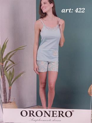ORONERO 422 PIGIAMI DONNA CORTO S/S