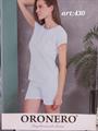 ORONERO 430 PIGIAMA DONNA CORTO M/M
