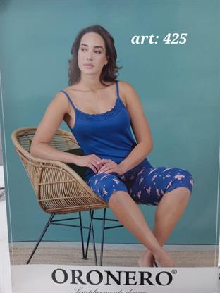 ORONERO 425 PIGIAMA DONNA PINOCCHIETTO S/S