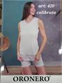 ORONERO 420 CALIBRATO PIGIAMA DONNA CORTO SMANICATO