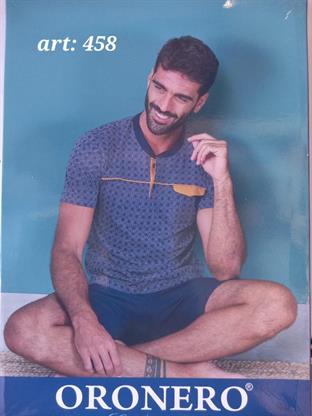 ORONERO 458 PIGIAMA UOMO CORTO M/M