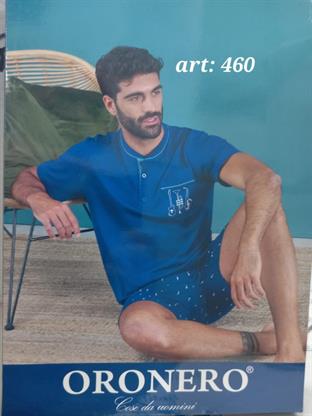 ORONERO 460 PIGIAMA UOMO CORTO M/M