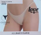 LOVE AND BRA 202 TANGA DONNA COTONE