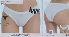 LOVE AND BRA 203 SLIP DONNA COTONE