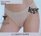 LOVE AND BRA 203 SLIP DONNA COTONE