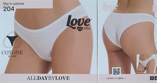 LOVE AND BRA 204 SLIP DONNA COTONE