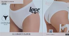 LOVE AND BRA 205 SLIP DONNA MIDI COTONE