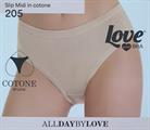 LOVE AND BRA 205 SLIP DONNA MIDI COTONE