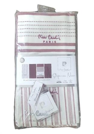 P.CARDIN NIZZA SET 4PZ STROFINACCI TINTI IN FILO 50X70