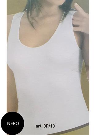SPEEDY OP10 CANOTTA DONNA S/L CALDO COT. NERO