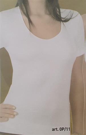 SPEEDY OP11 T-SHIRT DONNA M/M CALDO COT. BIANCO