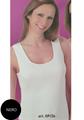 SPEEDY OP26 CANOTTA DONNA S/L COTONE BORDO DI RASO NER