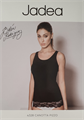 JADEA 4328 CANOTTA DONNA SPALLA LARGA CON PIZZO