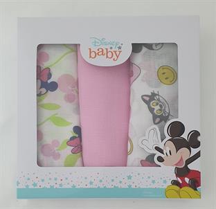 DISNEY WD6104 QUADRATI GARZA MINNIE 3PEZZI