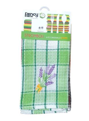 FANCY HOME STROMBOLI SET STROFINACCI 6PZ COTONE
