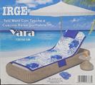 IRGE JARA TELO MARE C/TASCHE CUSCINO GONFIAB.72X192
