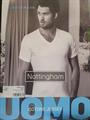 NOTTNGHAM TV6103 T-SHIRT UOMO SCOLLO-V COT.ASS 8-10