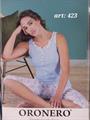 ORONERO 423 PIGIAMA DONNA S/L PINOCCHIETTO