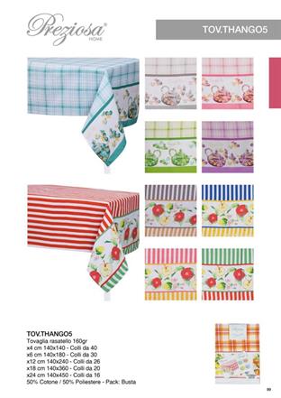 PREZIOSA THANGO TOVAGLIA X6 COTONE RASATELLO STOCK IOA