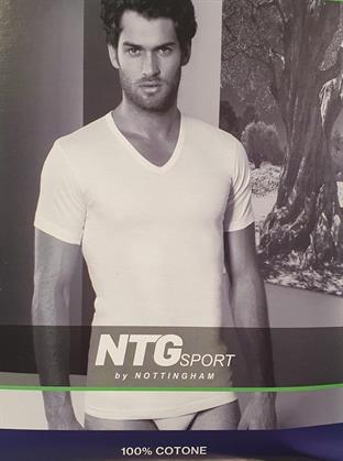 NTG TV700 T-SHIRT UOMO M/M SCOLLO-V COTONE