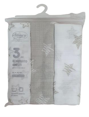 NANCY 515 QUADRATI COTONE 3 PEZZI