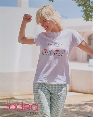 JADEA 3230 PIGIAMA DONNA CT.8PZ COL.GRIGIO-BIANCO TG.S/XL