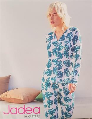 JADEA 3203 PIGIAMA DONNA CT.8PZ COL.ROSA-VERDINO TG.S/XL