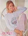 JADEA 3210 PIGIAMA DONNA CT.8PZ COL.CIELO-BIANCO TG.S/XL