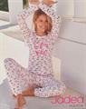 JADEA 3190 PIGIAMA DONNA CT.8PZ COL.GRIGIO MEL.-ROSA TG.S/XL