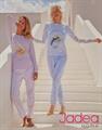 JADEA 3218 PIGIAMA DONNA CT.8PZ COL.LAVANDA-CIELO TG.S/XL
