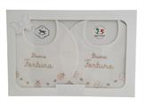 MIO PICCOLO 205 SET BAVETTE 2PZ RICAMATE DIS.349
